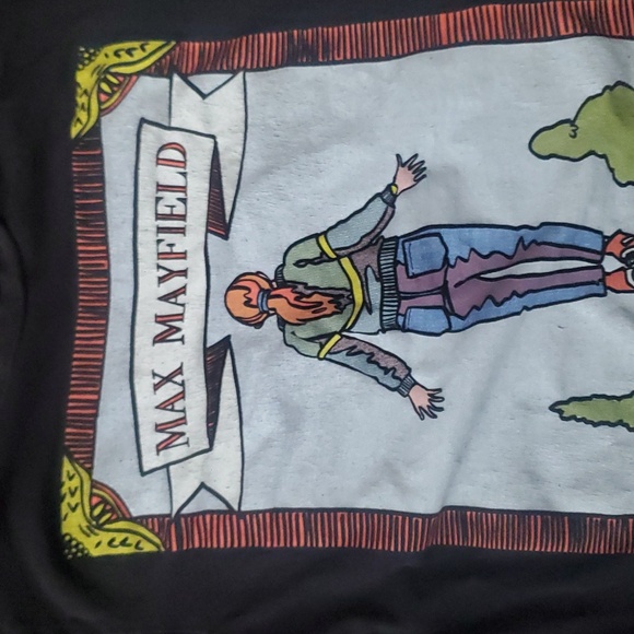 Stranger Things Max Mayfield Tarot Card Boyfriend Fit Girls T-Shirt - Picture 5 of 7